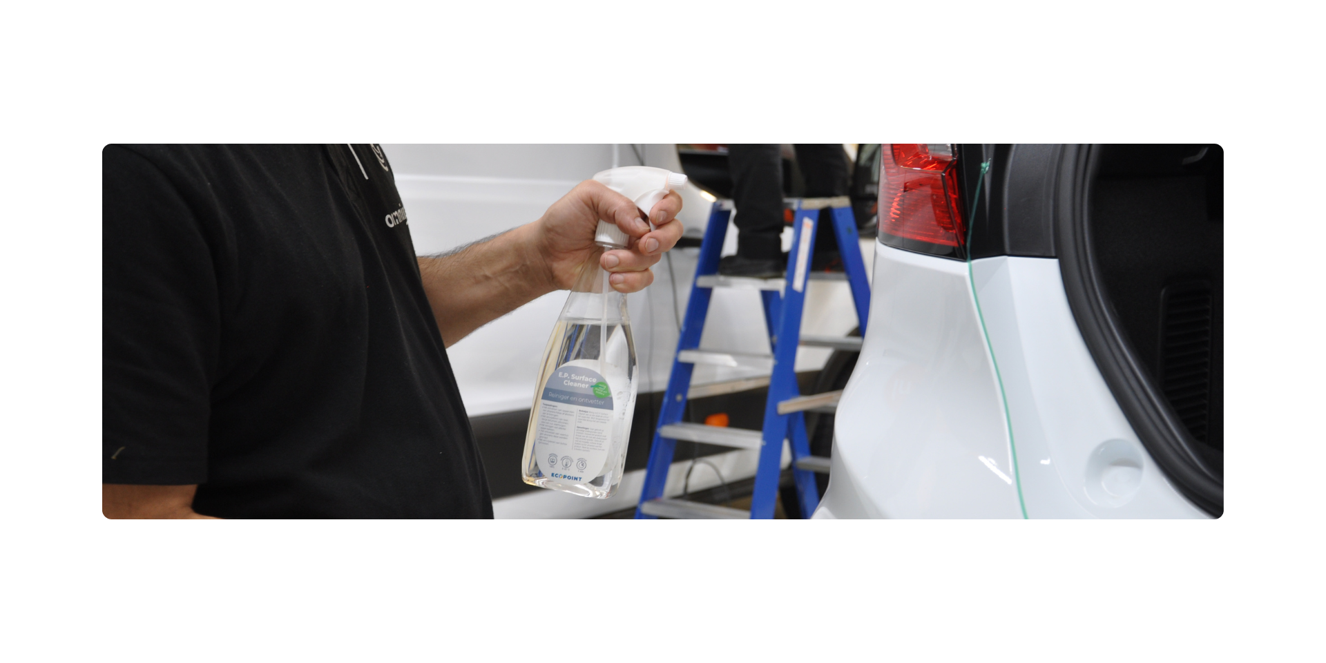 Car wrapping met EP Surface Cleaner