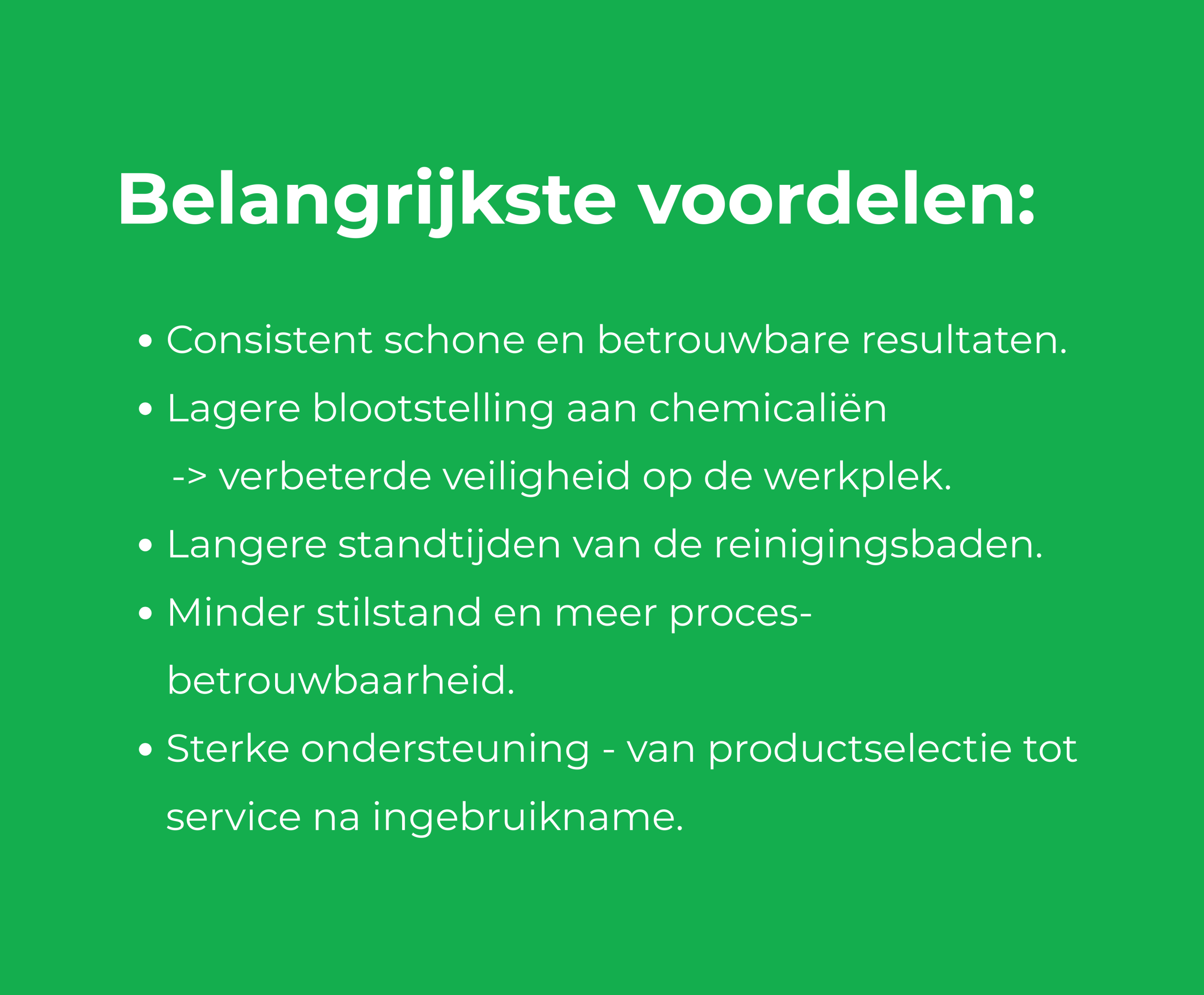 Belangrijkste voordelen Danfoss
