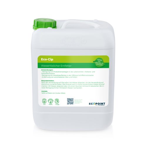 Eco-Cip - Ein kraftvoller, hochkonzentrierter und wasserverdünnbarer Reiniger - Eco-Point