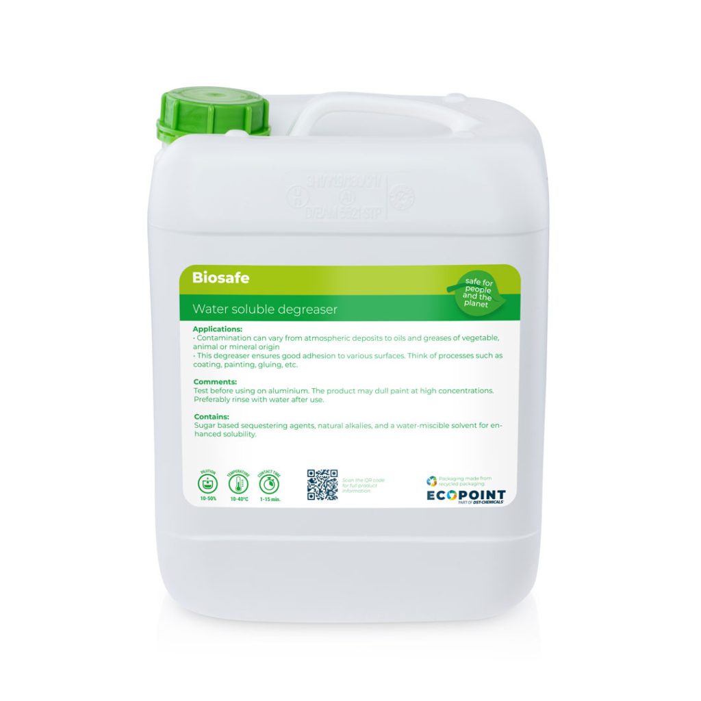 PR214_Biosafe_EN_Drum_10Lmeer Biosafe - Water soluble degreaser - Eco-Point