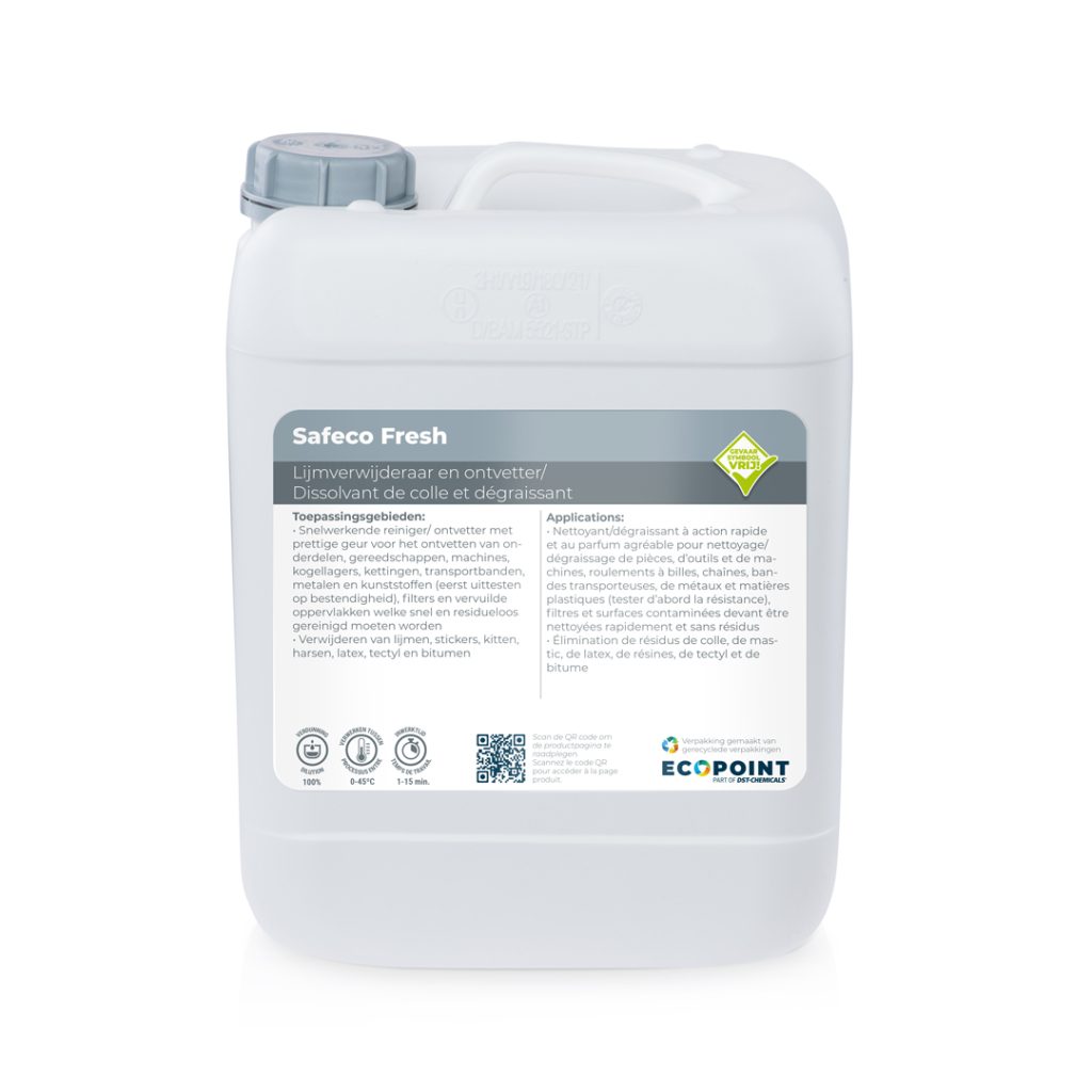 PR252_Safeco-Fresh_NLFR_Drum_10Lmeer Safeco Fresh - Lijmverwijderaar en ontvetter - Eco-Point