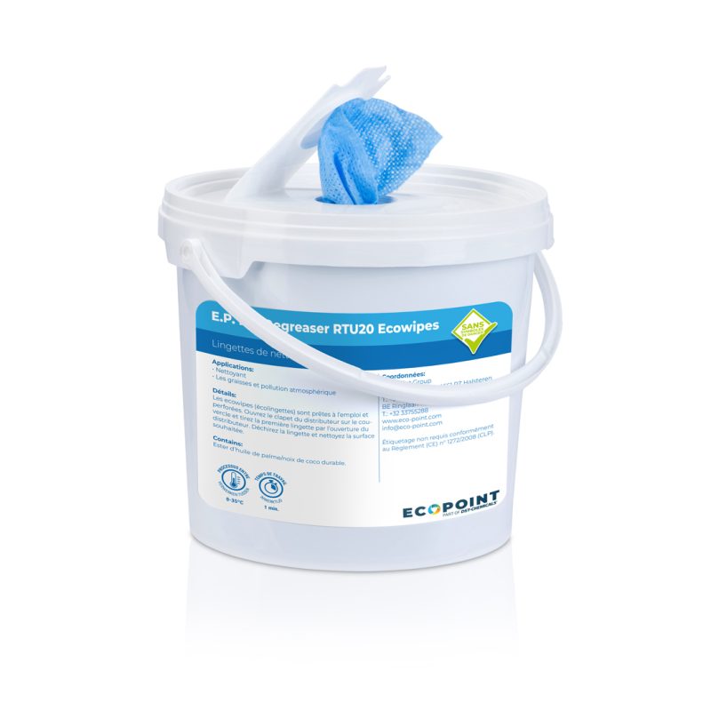 E.P. Bio Degreaser RTU20 Ecowipes - Lingettes de nettoyage - Eco-Point