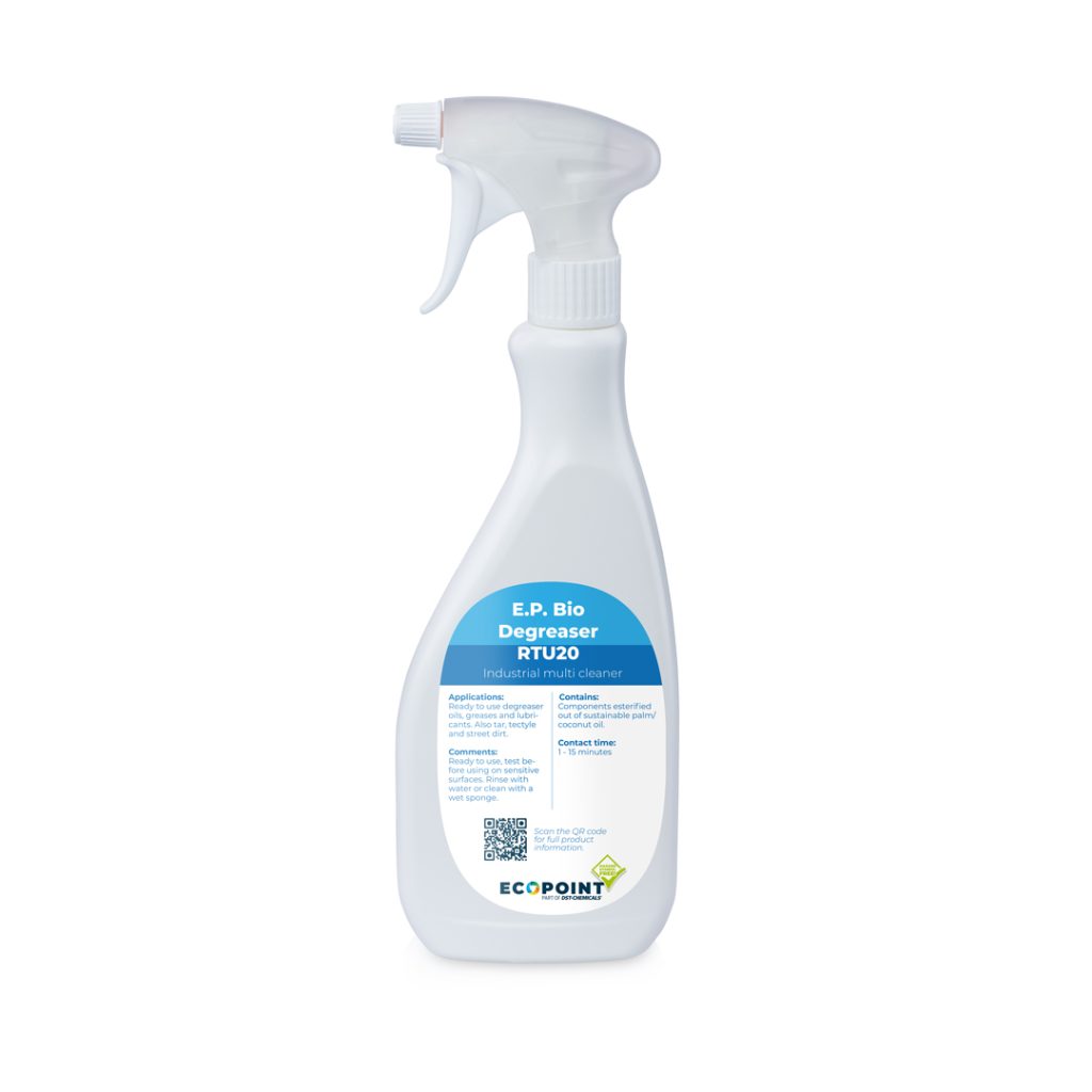 PR267_EP_Bio_Degreaser_RTU20_EN_Fles_500MLmeer E.P. Bio Degreaser RTU20 - Industrial multi cleaner - Eco-Point